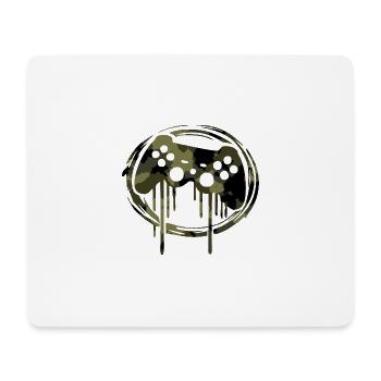 Camouflage Gamer Gaming - Tapis de souris (format paysage) - blanc - Devant