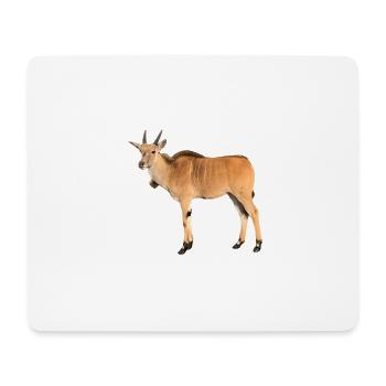 Antilope - Mousepad (Querformat) - Weiß - Vorne