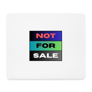 NOT FOR SALE - Mousepad (Querformat) - Weiß - Vorne