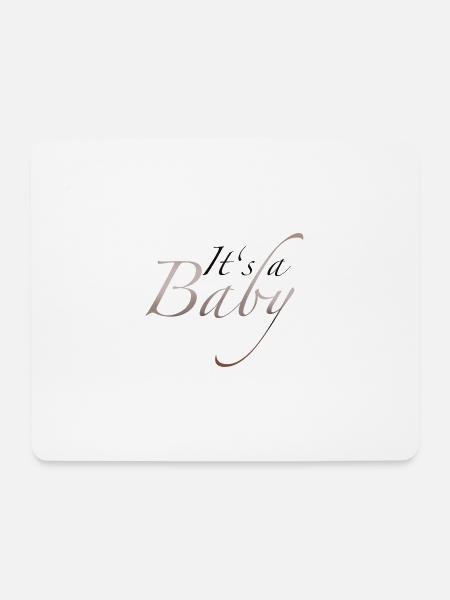 Baby - Mousepad (Querformat) - Weiß
