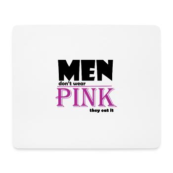 Pink Serif Logo Tee Art - Mousepad (Querformat) - Weiß - Vorne