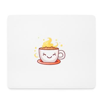 Kaffee Tasse - Mousepad (Querformat) - Weiß - Vorne