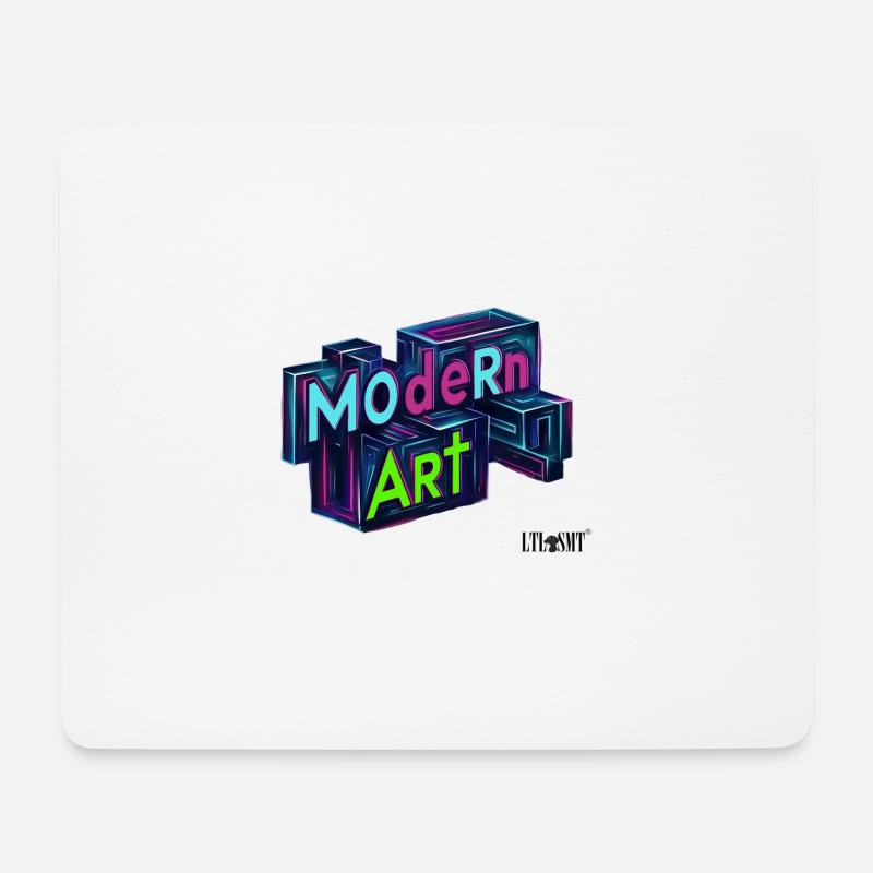 MOdeRn ART - Mousepad (Querformat) - Weiß