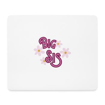 Big Sister – Geschwister Outfit - Mousepad (Querformat) - Weiß - Vorne