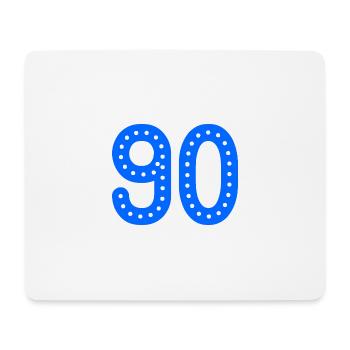 90. 90 YEARS. 90TH ANNIVERSARY. 90TH ANNIVERSARY. - Mouse Pad (horizontal) - white - Front