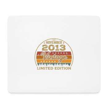 November 2013 - Geburtstagsgeschenk November 2013 - Mousepad (Querformat) - Weiß - Vorne