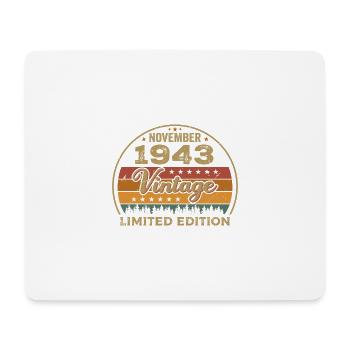 November 1943 - Birthday present November 1943 - Mouse Pad (horizontal) - white - Front