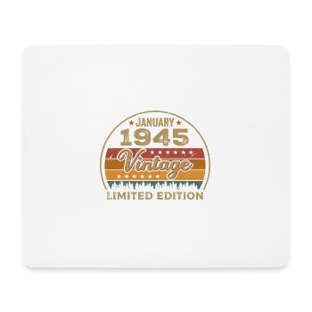 Legenden wurden im Januar 1945 geboren,Januar 1945 - Mousepad (Querformat) - Weiß - Vorne