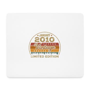 Legends were born in January 2010,January 2010 - Mouse Pad (horizontal) - white - Front