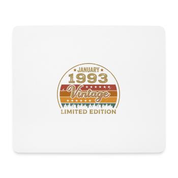 Legenden wurden im Januar 1993 geboren,Januar 1993 - Mousepad (Querformat) - Weiß - Vorne