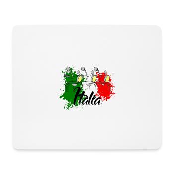 Scooter Italia - Mousepad (Querformat) - Weiß - Vorne