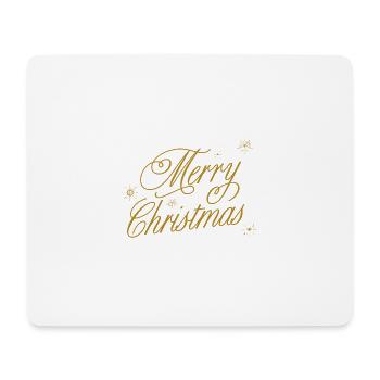 Merry Christmas - Mousepad (Querformat) - Weiß - Vorne