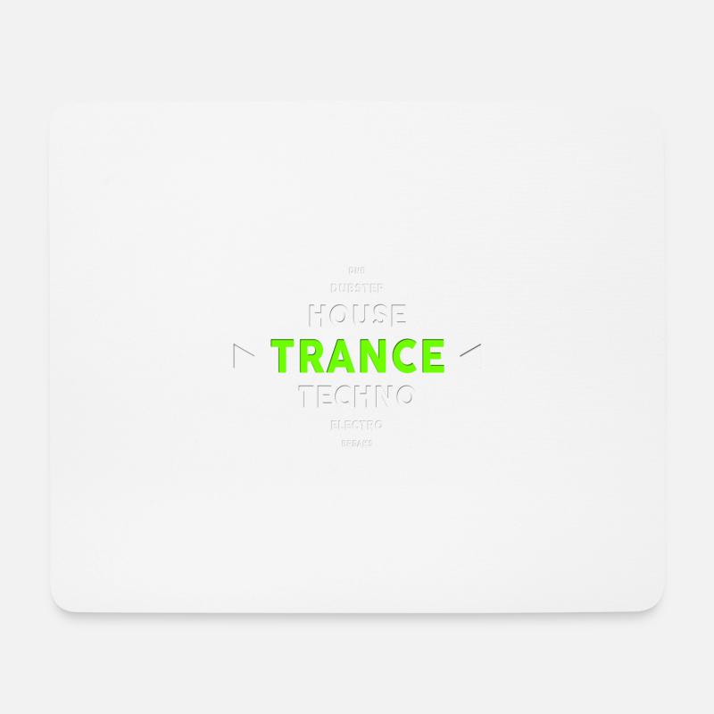Trance & Genre Diamond - Mouse Pad (horizontal) - white
