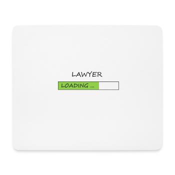 loading lawyer - Mousepad (Querformat) - Weiß - Vorne
