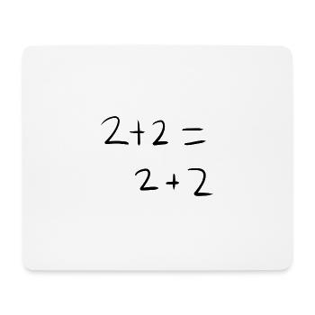 Mathematik Mathe - Mousepad (Querformat) - Weiß - Vorne