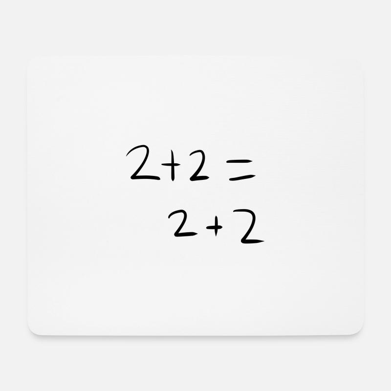 Mathematik Mathe - Mousepad (Querformat) - Weiß
