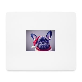 Noël 5 - Tapis de souris (format paysage) - blanc - Devant