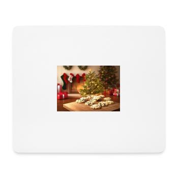 Noël 7 - Tapis de souris (format paysage) - blanc - Devant