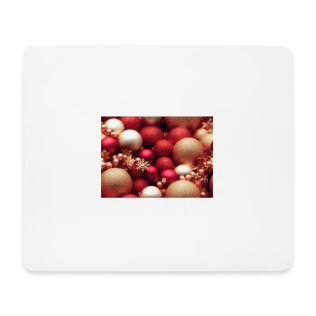 Décorations de Noël - Tapis de souris (format paysage) - blanc - Devant