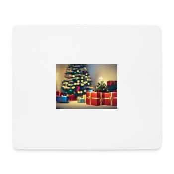 Weihnachtsgeschenke - Mousepad (Querformat) - Weiß - Vorne