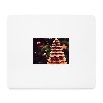 Arbre de Noël en pain d’épices - Tapis de souris (format paysage) - blanc - Devant