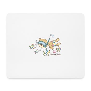 Snorkel Bears - Mouse Pad (horizontal) - white - Front