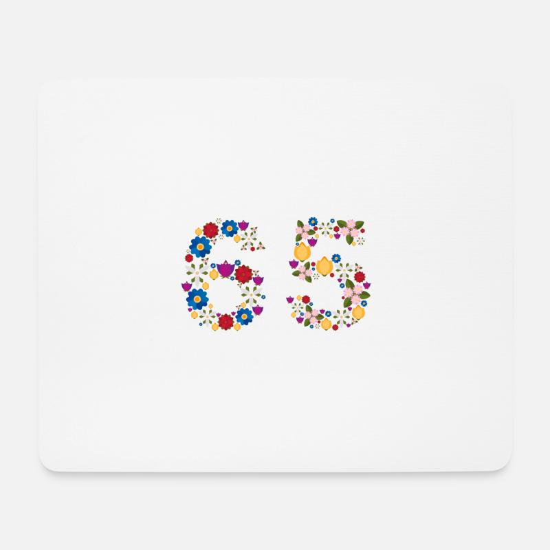 Flowers 65 - Mousepad (Querformat) - Weiß
