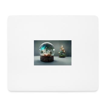 Noël 11 - Tapis de souris (format paysage) - blanc - Devant