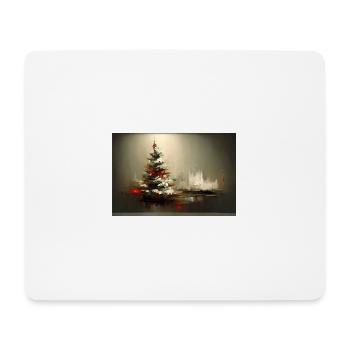 Noël 17 - Tapis de souris (format paysage) - blanc - Devant