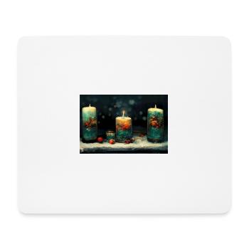 Noël 20 - Tapis de souris (format paysage) - blanc - Devant