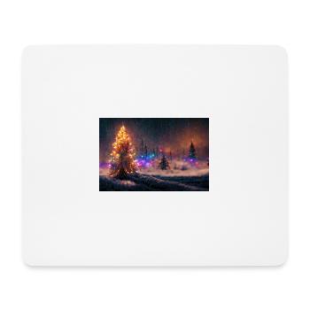 Christmas in the snow - Mouse Pad (horizontal) - white - Front