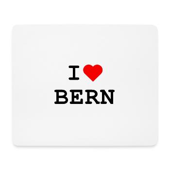 I love Bern - Ich liebe Bern - Mousepad (Querformat) - Weiß - Vorne