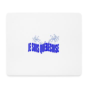 I'M FROM QUEBEC - Mouse Pad (horizontal) - white - Front