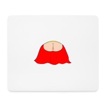 Flying Bum - Aufwärts fliegen - Mousepad (Querformat) - Weiß - Vorne