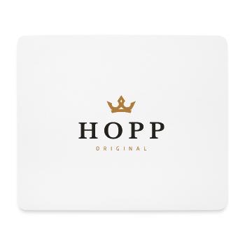 Hopp Original Family Logo - Mouse Pad (horizontal) - white - Front