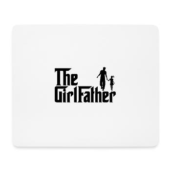 The girlfather - stolzer Vater eines Mädchens - Mousepad (Querformat) - Weiß - Vorne