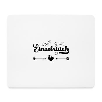 Einzelstück - Mousepad (Querformat) - Weiß - Vorne