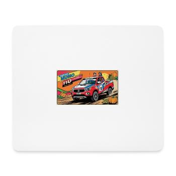 Ssangyong team 110 Rallye des Gazelles 2025 - Tapis de souris (format paysage) - blanc - Devant