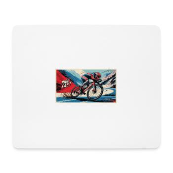 Fahrrad - Mousepad (Querformat) - Weiß - Vorne