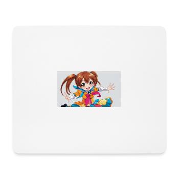 Ein niedliches manga maedchen - Mousepad (Querformat) - Weiß - Vorne