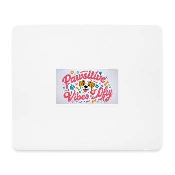 Hunde Design - Mousepad (Querformat) - Weiß - Vorne