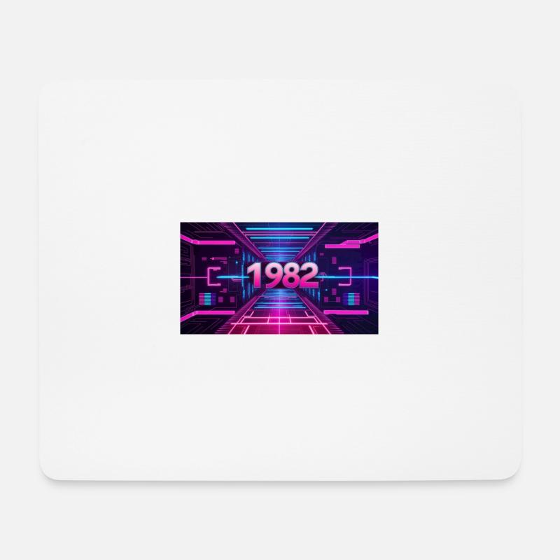 FREQUENCIES LOADED 1982 - Mousepad (Querformat) - Weiß