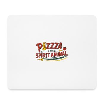 Pizza lover - Mousepad (Querformat) - Weiß - Vorne