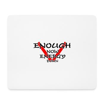 T Shirt Now weis - Mousepad (Querformat) - Weiß - Vorne