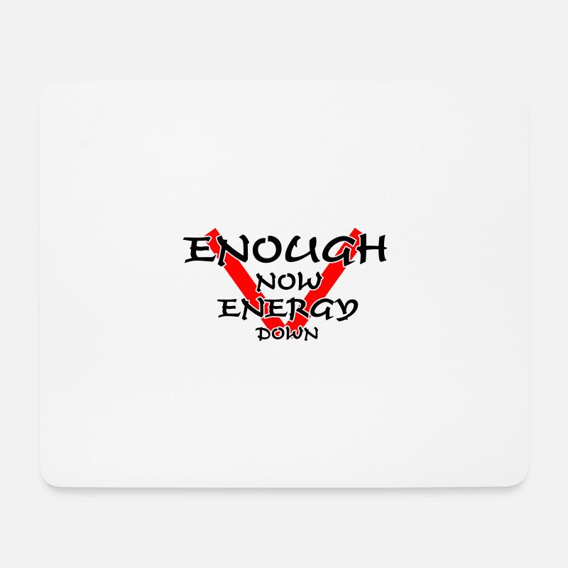 T Shirt Now white - Mouse Pad (horizontal) - white