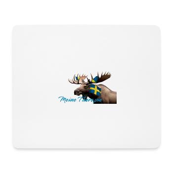 Meine Therapie Schwedenmoose - Mousepad (Querformat) - Weiß - Vorne