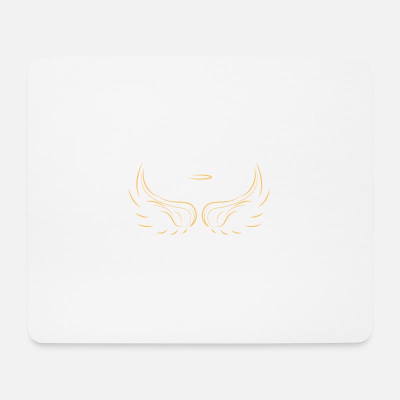 Angel Wings - Mousepad (Querformat) - Weiß