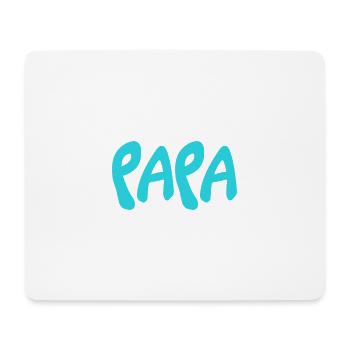 VATERTAG. FROHER VATERTAG. PAPA. ALLES GUTE ZUM GEBURTSTAG. - Mousepad (Querformat) - Weiß - Vorne