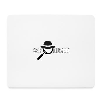 Concentrez-vous - Tapis de souris (format paysage) - blanc - Devant
