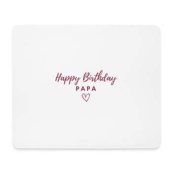 Happy Birthday Papa Lieblingsmensch Geburtstag - Mousepad (Querformat) - Weiß - Vorne